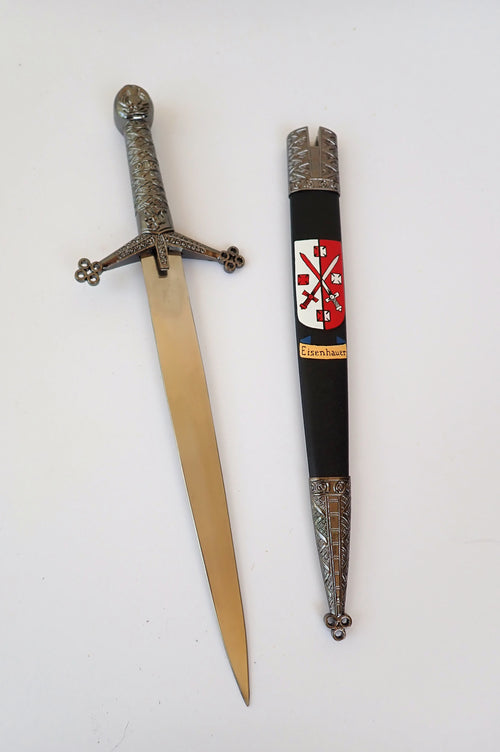 Custom Hand Painted Family Crest Dagger